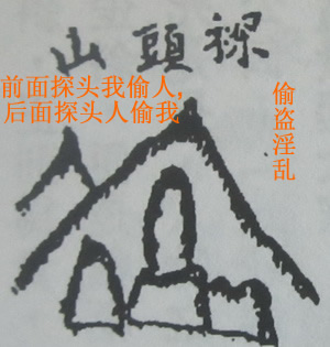 撼龙经九星结穴图解 撼龙经九星结穴图解