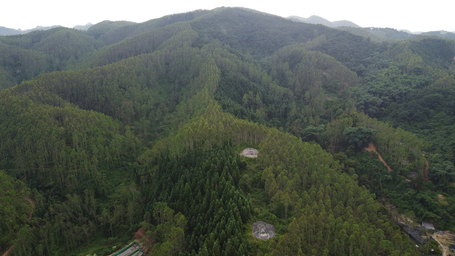 来宾蒙村乡风水留题图图片